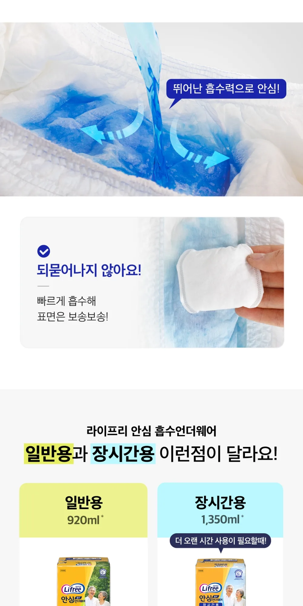 안심흡수언더웨어 장시간용 상세 이미지 5